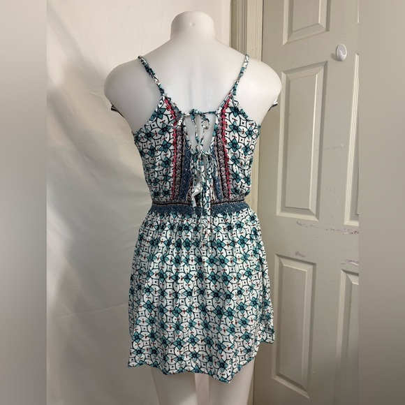 Aeropostale Blue and Pink Patterned Mini Dress - Picture 8 of 12